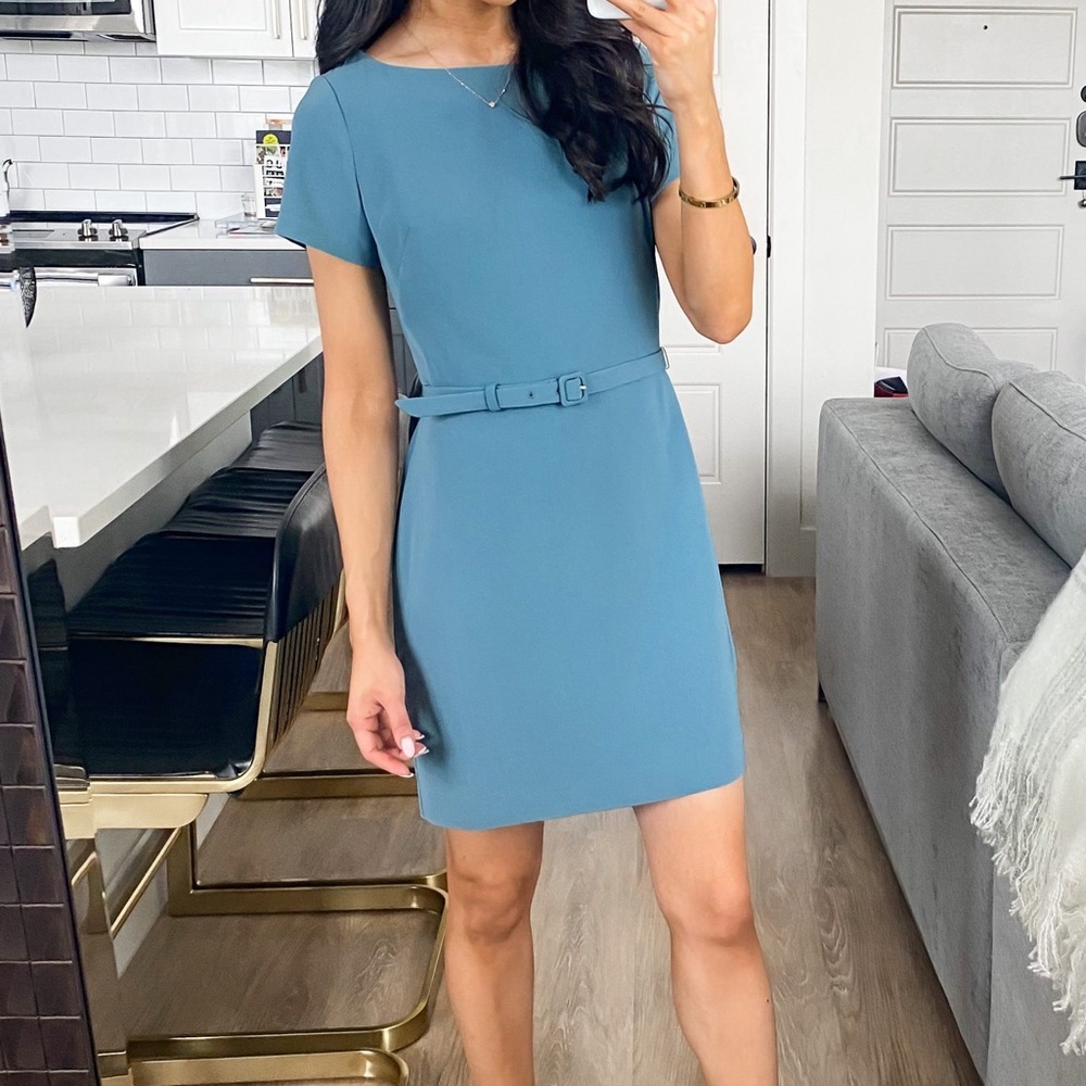 Ann Taylor Belted Dress